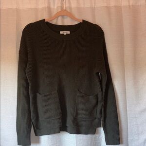 Madewell Olive Crew Neck Sweater